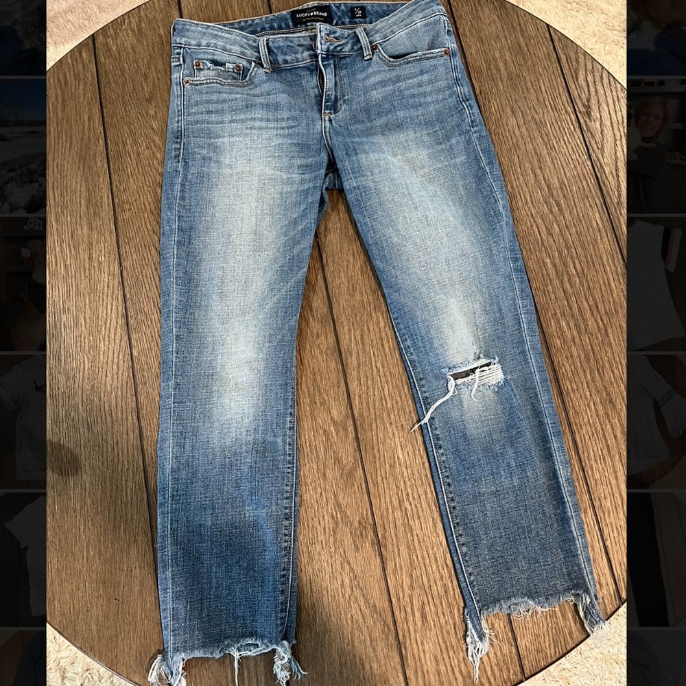 Lucky Brand Distressed Skinny Jeans